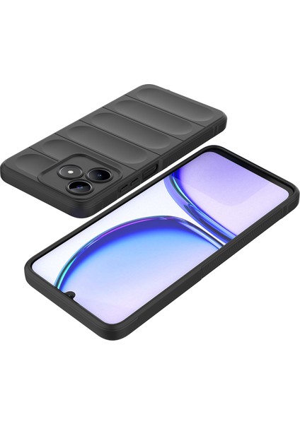 Realme C55 Için Yumuşak Tpu Kaymaz Telefon Kılıfı - Gri (Yurt Dışından)