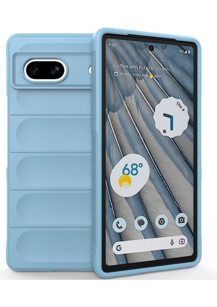 Google Pixel 7A Için Yumuşak Tpu Kaymaz Telefon Kılıfı - Mavi (Yurt Dışından)