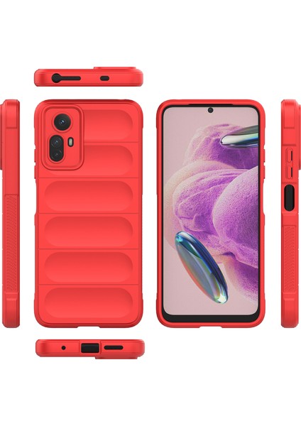 Xiaomi Redmi Note 12S Için Yumuşak Tpu Kaymaz Telefon Kılıfı - Kırmızı (Yurt Dışından) modelleri