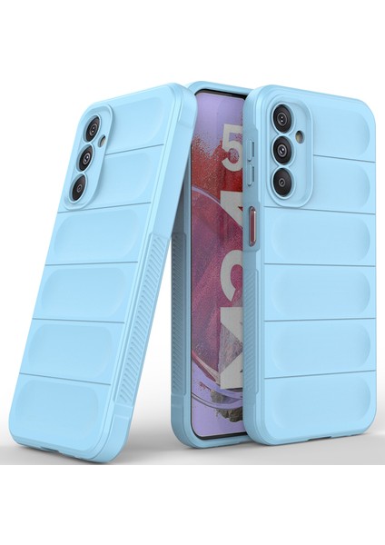 Samsung Galaxy M34 5g Için Yumuşak Tpu Kaymaz Telefon Kılıfı - Mavi (Yurt Dışından)