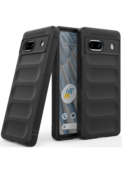 Google Pixel 7A Için Yumuşak Tpu Kaymaz Telefon Kılıfı - Siyah (Yurt Dışından)