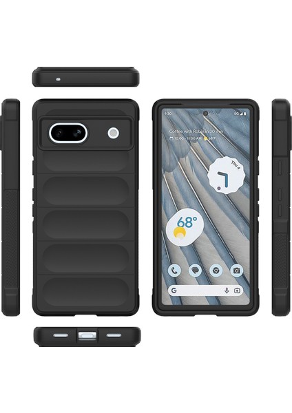 Google Pixel 7A Için Yumuşak Tpu Kaymaz Telefon Kılıfı - Siyah (Yurt Dışından) modelleri