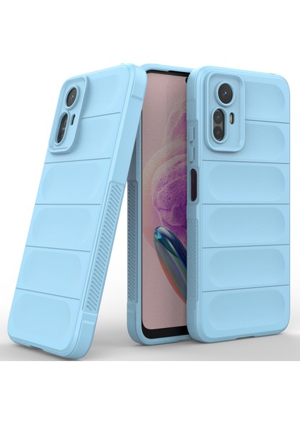 Xiaomi Redmi Note 12S Için Yumuşak Tpu Kaymaz Telefon Kılıfı - Mavi (Yurt Dışından)