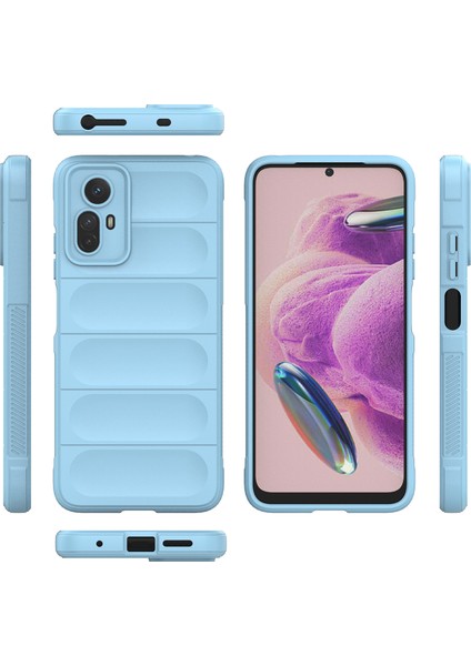 Xiaomi Redmi Note 12S Için Yumuşak Tpu Kaymaz Telefon Kılıfı - Mavi (Yurt Dışından) modelleri