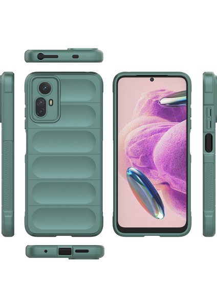 Xiaomi Redmi Note 12S Için Yumuşak Tpu Kaymaz Telefon Kılıfı - Yeşil (Yurt Dışından) modelleri