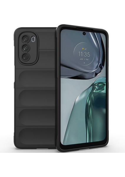 Motorola Moto G62 5g Için Yumuşak Tpu Kaymaz Telefon Kılıfı - Siyah (Yurt Dışından) fiyatları