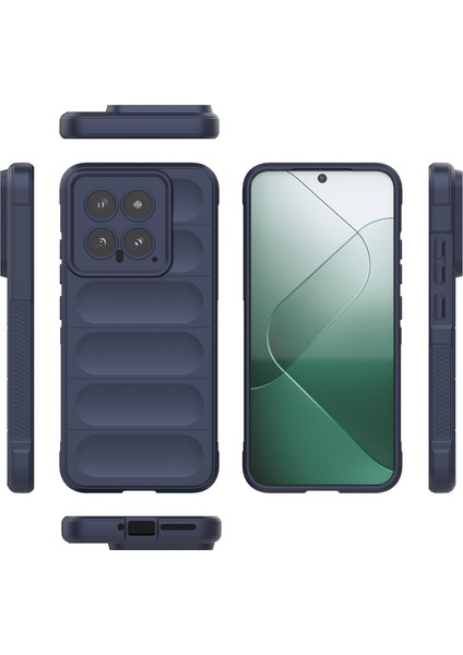 Xiaomi 14 Için Yumuşak Tpu Kaymaz Telefon Kılıfı - Lacivert (Yurt Dışından) fiyatları