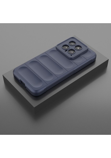 Xiaomi 14 Için Yumuşak Tpu Kaymaz Telefon Kılıfı - Lacivert (Yurt Dışından) fırsatları
