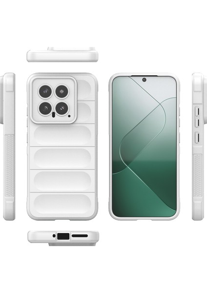 Xiaomi 14 Için Yumuşak Tpu Kaymaz Telefon Kılıfı - Beyaz (Yurt Dışından) fiyatları