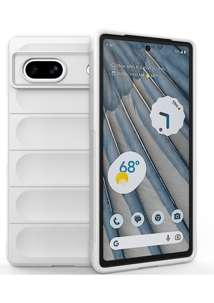 Google Pixel 7A Için Yumuşak Tpu Kaymaz Telefon Kılıfı - Beyaz (Yurt Dışından)