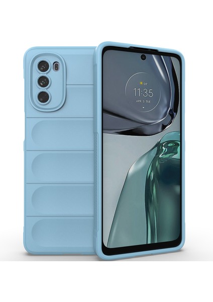 Motorola Moto G62 5g Için Yumuşak Tpu Kaymaz Telefon Kılıfı - Mavi (Yurt Dışından) fiyatları