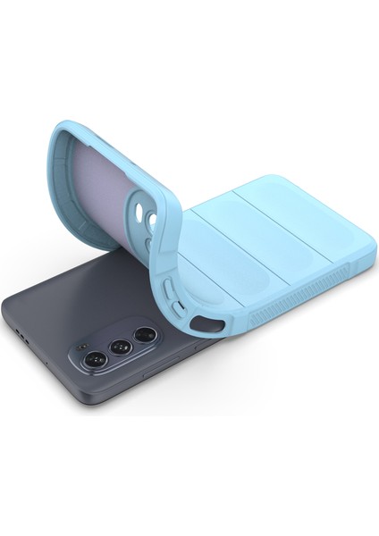 Motorola Moto G62 5g Için Yumuşak Tpu Kaymaz Telefon Kılıfı - Mavi (Yurt Dışından) fırsatları