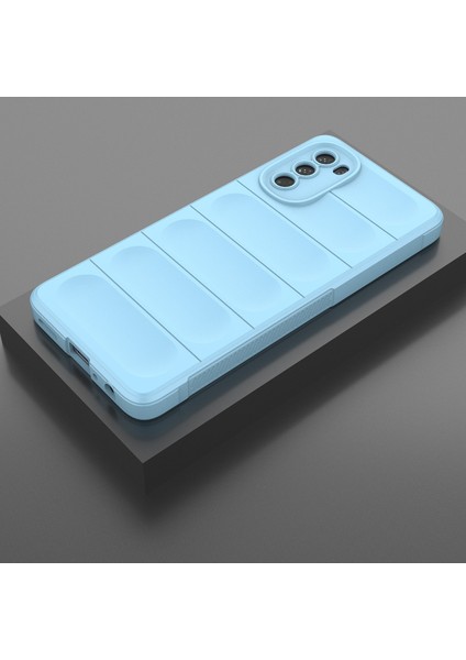 Motorola Moto G62 5g Için Yumuşak Tpu Kaymaz Telefon Kılıfı - Mavi (Yurt Dışından) indirimleri