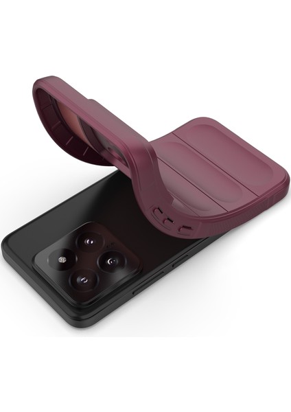 Xiaomi 14 Için Yumuşak Tpu Kaymaz Telefon Kılıfı - Koyu Kırmızı (Yurt Dışından) fırsatları