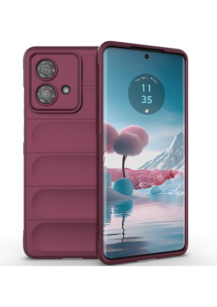 Motorola Edge 40 Neo Için Yumuşak Tpu Kaymaz Telefon Kılıfı - Koyu Kırmızı (Yurt Dışından) fiyatları