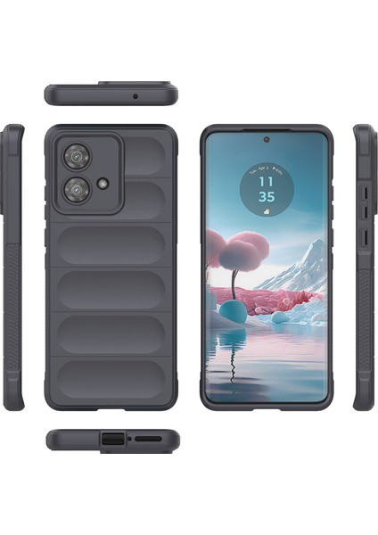 Motorola Edge 40 Neo Için Yumuşak Tpu Kaymaz Telefon Kılıfı - Koyu Gri (Yurt Dışından) fiyatları
