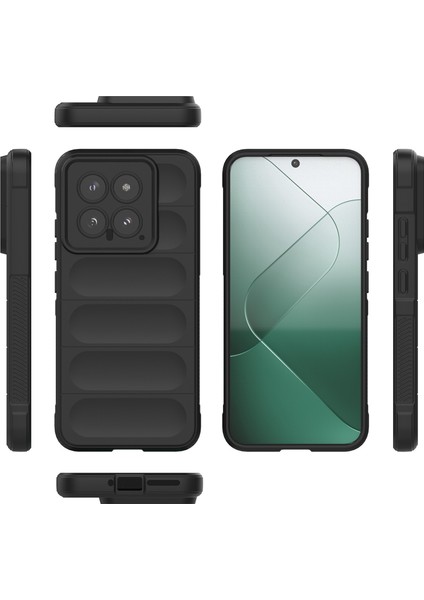 Xiaomi 14 Için Yumuşak Tpu Kaymaz Telefon Kılıfı - Siyah (Yurt Dışından) modelleri