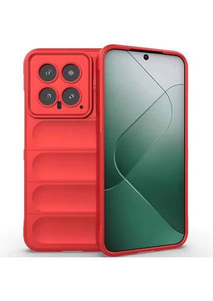 Xiaomi 14 Için Yumuşak Tpu Kaymaz Telefon Kılıfı - Kırmızı (Yurt Dışından) fiyatları