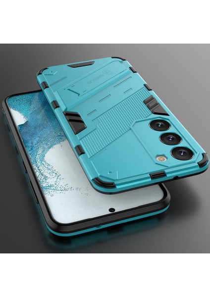 Samsung Galaxy S23 Için Sert Pc Tpu Hibrit Düşme Önleyici Stand Telefon Kılıfı - Mavi (Yurt Dışından) indirimleri