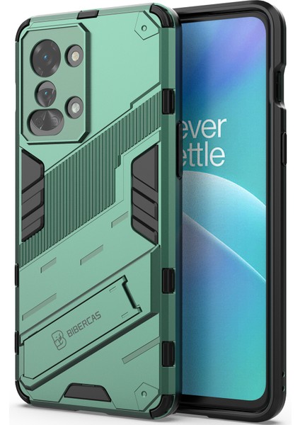 Oneplus Nord 2t Için Sert Pc Tpu Hibrit Düşme Önleyici Stand Telefon Kılıfı - Yeşil (Yurt Dışından) modelleri