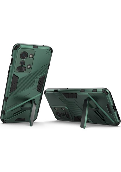 Oneplus Nord 2t Için Sert Pc Tpu Hibrit Düşme Önleyici Stand Telefon Kılıfı - Yeşil (Yurt Dışından) fırsatları