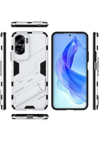 Honor 90 Lite 5g Için Sert Pc Tpu Hibrit Düşme Önleyici Stand Telefon Kılıfı - Beyaz (Yurt Dışından) fiyatları