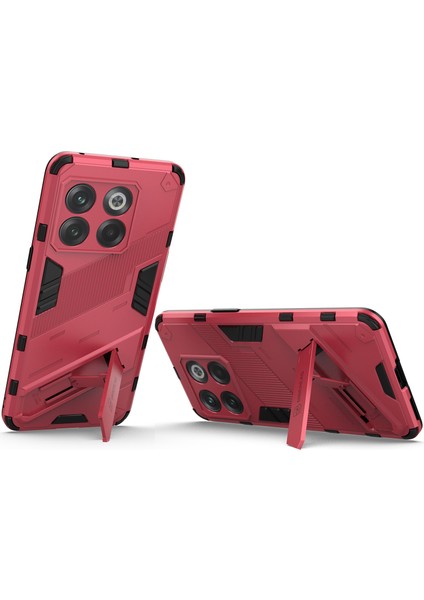 Oneplus 10T Için Sert Pc Tpu Hibrit Düşme Önleyici Stand Telefon Kılıfı - Sıcak Pembe (Yurt Dışından) fırsatları