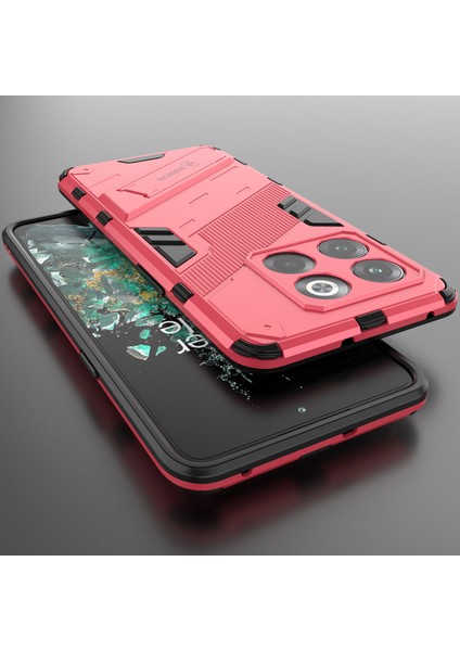 Oneplus 10T Için Sert Pc Tpu Hibrit Düşme Önleyici Stand Telefon Kılıfı - Sıcak Pembe (Yurt Dışından) indirimleri