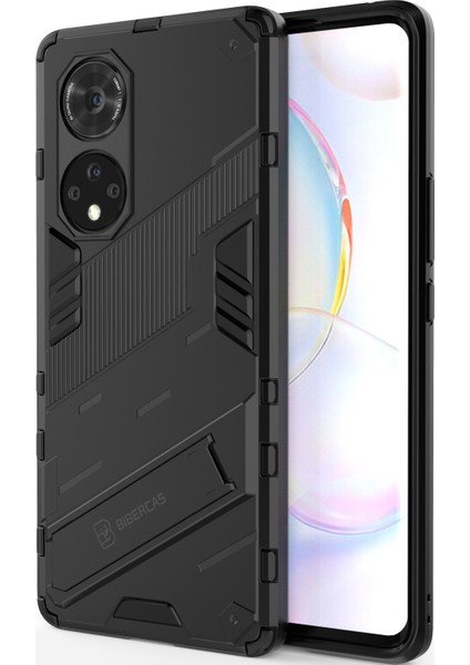 Huawei Nova 9 Pro /honor 50 Pro Için Sert Pc Tpu Hibrit Düşme Önleyici Stand Telefon Kılıfı - Siyah (Yurt Dışından) modelleri