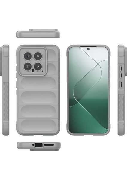 Xiaomi 14 Için Yumuşak Tpu Kaymaz Telefon Kılıfı - Gri (Yurt Dışından) fiyatları