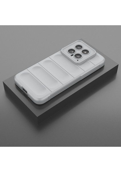 Xiaomi 14 Için Yumuşak Tpu Kaymaz Telefon Kılıfı - Gri (Yurt Dışından) modelleri