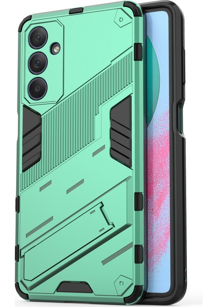 Samsung Galaxy M54 Için Sert Pc Tpu Hibrit Düşme Önleyici Stand Telefon Kılıfı - Yeşil (Yurt Dışından) modelleri