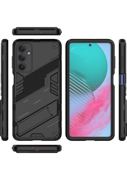 Samsung Galaxy M54 Için Sert Pc Tpu Hibrit Düşme Önleyici Stand Telefon Kılıfı - Siyah (Yurt Dışından) fiyatları