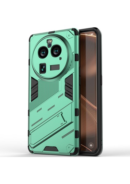 Oppo Find X6 Pro Için Sert Pc Tpu Hibrit Düşme Önleyici Stand Telefon Kılıfı - Yeşil (Yurt Dışından) modelleri