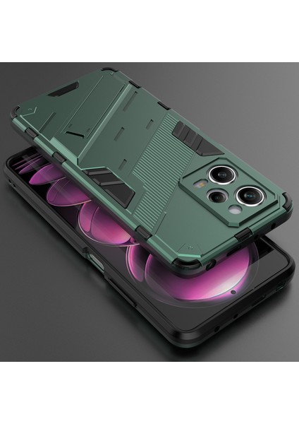 Xiaomi Poco X5 Pro /redmi Note 12 Pro 5g Için Sert Pc Tpu Hibrit Düşme Önleyici Stand Telefon Kılıfı - Yeşil (Yurt Dışından) indirimleri