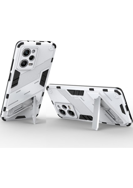 Xiaomi Poco X5 Pro /redmi Note 12 Pro 5g Için Sert Pc Tpu Hibrit Düşme Önleyici Stand Telefon Kılıfı - Beyaz (Yurt Dışından) fırsatları
