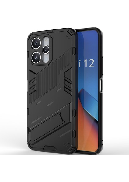 Xiaomi Redmi 12 /note 12R/POCO M6 Pro 5g Için Sert Pc Tpu Hibrit Düşme Önleyici Stand Telefon Kılıfı - Siyah (Yurt Dışından) modelleri