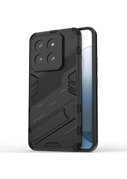 Xiaomi 14 Pro Için Sert Pc Tpu Hibrit Düşme Önleyici Stand Telefon Kılıfı - Siyah (Yurt Dışından) modelleri