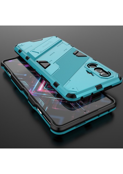 Xiaomi Poco F3 Gt /redmi K40 Gaming Için Sert Pc Tpu Hibrit Düşme Önleyici Stand Telefon Kılıfı - Mavi (Yurt Dışından) indirimleri