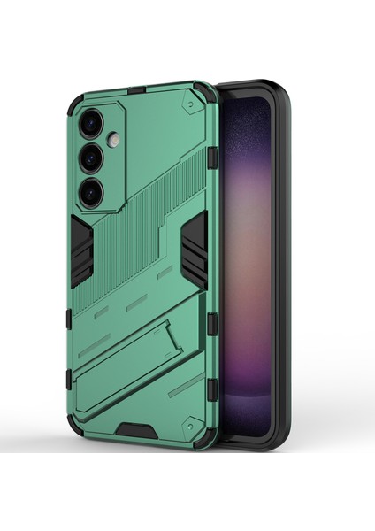 Samsung Galaxy S23 Fe Için Sert Pc Tpu Hibrit Düşme Önleyici Stand Telefon Kılıfı - Yeşil (Yurt Dışından) modelleri