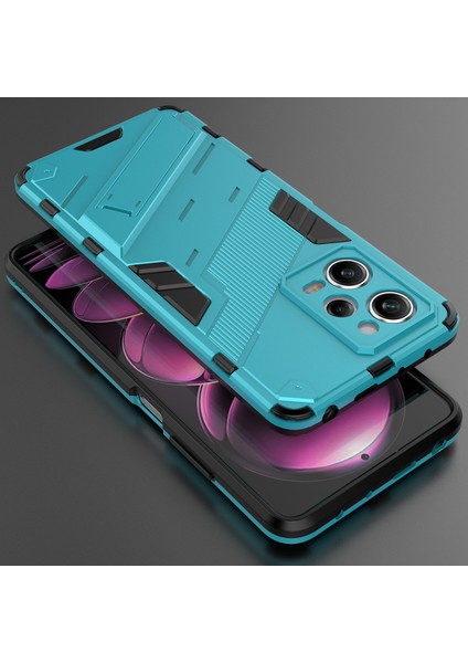 Xiaomi Poco X5 Pro /redmi Note 12 Pro 5g Için Sert Pc Tpu Hibrit Düşme Önleyici Stand Telefon Kılıfı - Mavi (Yurt Dışından) indirimleri