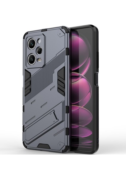 Xiaomi Poco X5 Pro /redmi Note 12 Pro 5g Için Sert Pc Tpu Hibrit Düşme Önleyici Stand Telefon Kılıfı - Gri (Yurt Dışından) modelleri