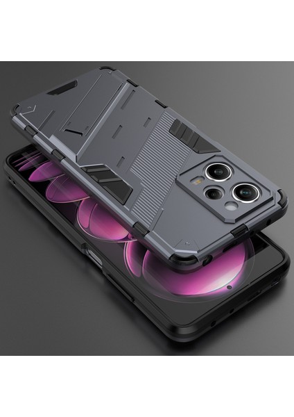 Xiaomi Poco X5 Pro /redmi Note 12 Pro 5g Için Sert Pc Tpu Hibrit Düşme Önleyici Stand Telefon Kılıfı - Gri (Yurt Dışından) indirimleri