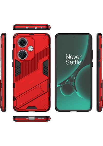 Oneplus Nord Ce3 /oppo K11 Için Sert Pc Tpu Hibrit Düşme Önleyici Stand Telefon Kılıfı - Kırmızı (Yurt Dışından) fiyatları