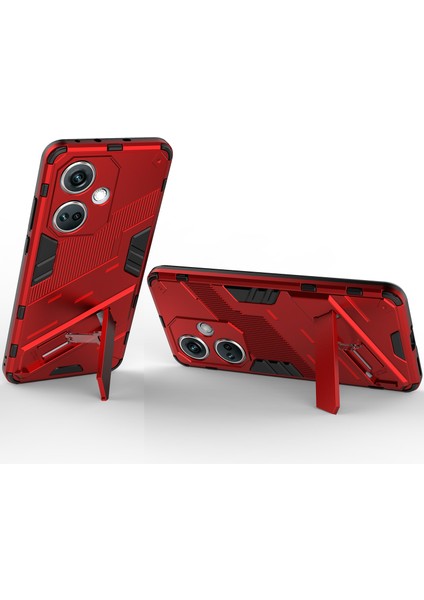 Oneplus Nord Ce3 /oppo K11 Için Sert Pc Tpu Hibrit Düşme Önleyici Stand Telefon Kılıfı - Kırmızı (Yurt Dışından) fırsatları