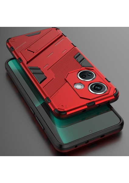 Oneplus Nord Ce3 /oppo K11 Için Sert Pc Tpu Hibrit Düşme Önleyici Stand Telefon Kılıfı - Kırmızı (Yurt Dışından) indirimleri