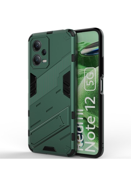 Xiaomi Poco X5 /redmi Note 12 5g Için Sert Pc Tpu Hibrit Düşme Önleyici Stand Telefon Kılıfı - Yeşil (Yurt Dışından) modelleri