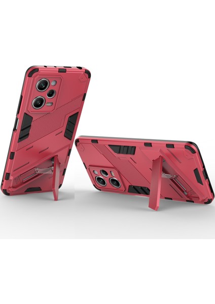 Xiaomi Poco X5 Pro /redmi Note 12 Pro 5g Için Sert Pc Tpu Hibrit Düşme Önleyici Stand Telefon Kılıfı - Sıcak Pembe (Yurt Dışından) fırsatları