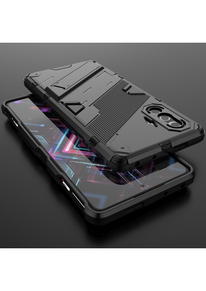 Xiaomi Poco F3 Gt /redmi K40 Gaming Için Sert Pc Tpu Hibrit Düşme Önleyici Stand Telefon Kılıfı - Siyah (Yurt Dışından) indirimleri