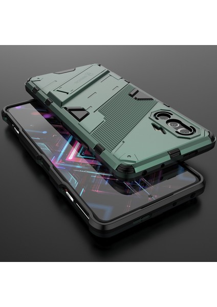 Xiaomi Poco F3 Gt /redmi K40 Gaming Için Sert Pc Tpu Hibrit Düşme Önleyici Stand Telefon Kılıfı - Yeşil (Yurt Dışından) indirimleri